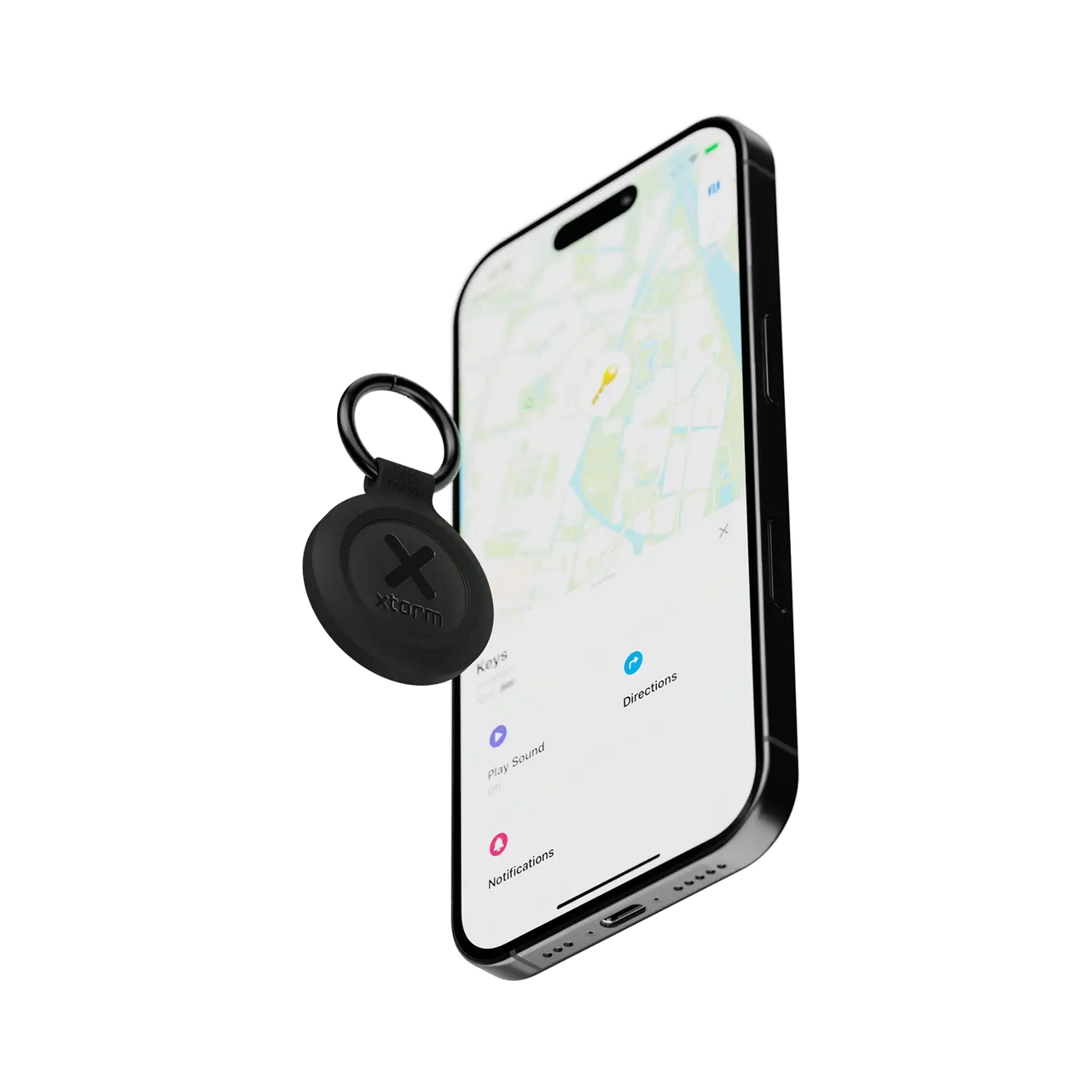 Water-resistant TravelTag - 3 Pack - Charcoal Black